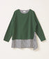 BASIC&ストライプ レイヤードトップス